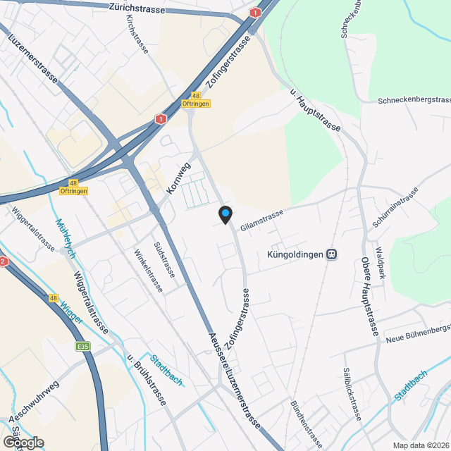 Die letzten 2  2.5-Zimmer-Neubau-Wohnung in Oftringen Parterre und 1. Stock - Karte