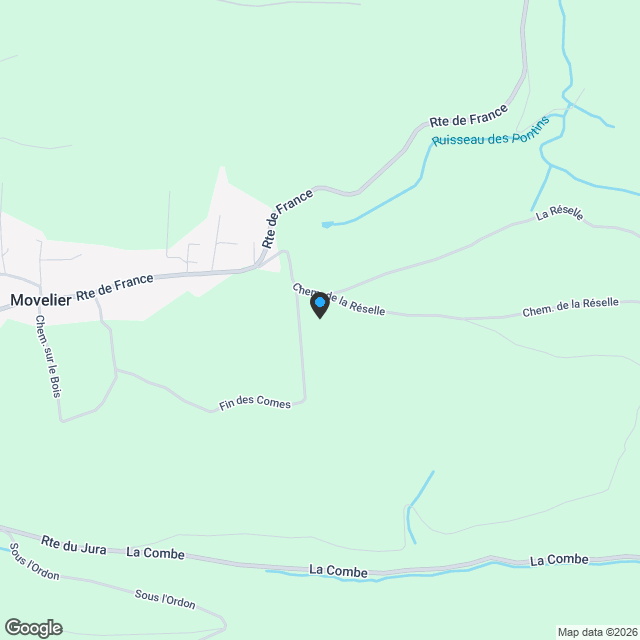 Nouvelle construction - Villa familiale à Movelier - Karte