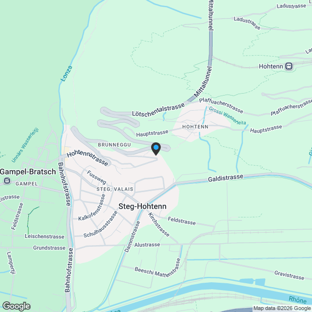 Einzigartiges Einfamilienhaus in Steg - Karte