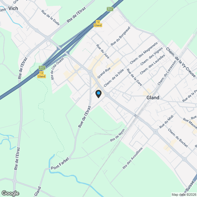 Appartement de 4,5 pièces avec jardins privatifs et terrasses - Karte