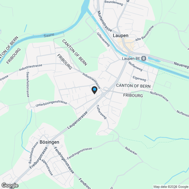 5.5 Zimmer Haushälfte in Bösingen - Karte