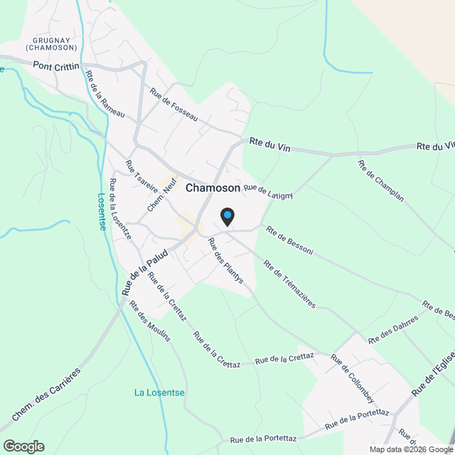 EXCLUSIVITÉ A CHAMOSON VILLA INDIVIDUELLE DE 4.5 PIÈCES - Karte