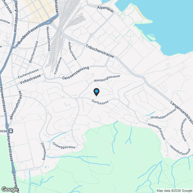 Exklusive 3.5-Zimmer-Maisonettewohnung mit grosszügiger Terrasse und herrlicher Abendsonne - Karte