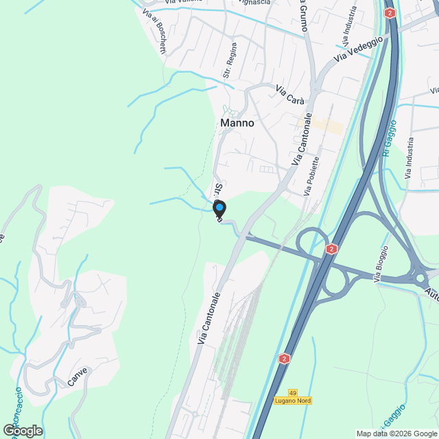 ULTIMA Villa Indipendente di Nuova Costruzione a Manno – Un"Occasione da Non Perdere! - Karte