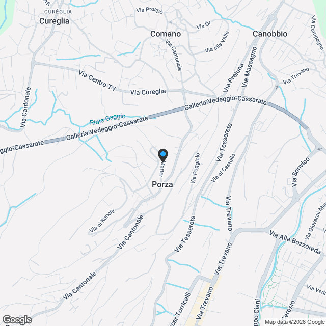 PORZA – Moderna villa unifamiliare di nuova costruzione - Karte