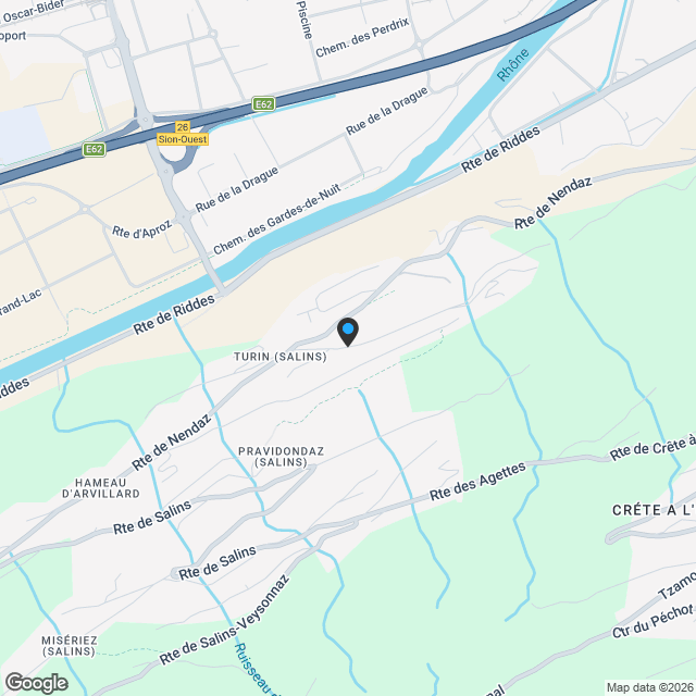 Résidence L'Envolée - Sion - App.3 - Karte