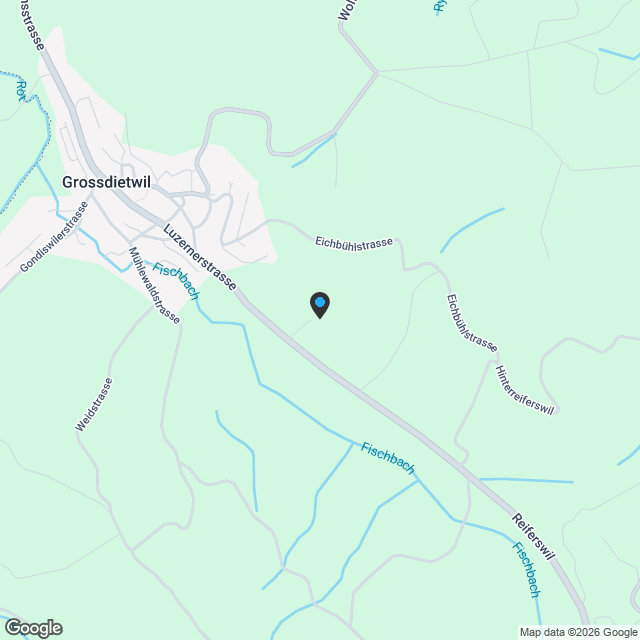 Charmante Neubauwohnung im Dachgeschoss in Grossdietwil  modern, ländlich & einzigartig - Karte