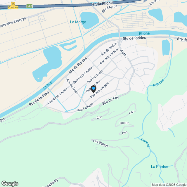 3.5-room semi-detached villa in solid wood - Karte