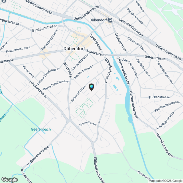 34 Mietwohnungen ab Herbst 2026 in Dübendorf - Karte