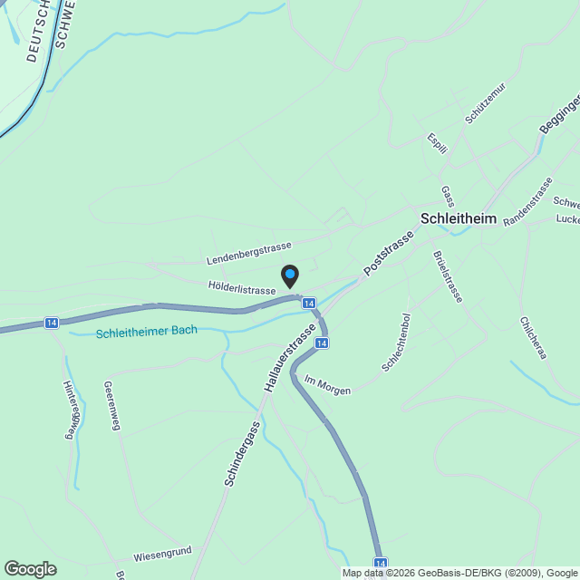 Liegenschaft mit grosser Landfläche - Karte