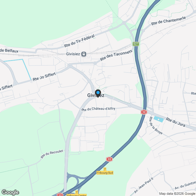 Magnifiques villas à Givisiez- CHANTIER DÉBUTÉ ! - Karte