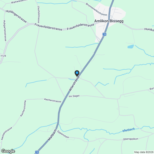 Neubau Sunnegg - 6 Doppeleinfamilienhäuser ab 4.5 Zimmer - Karte