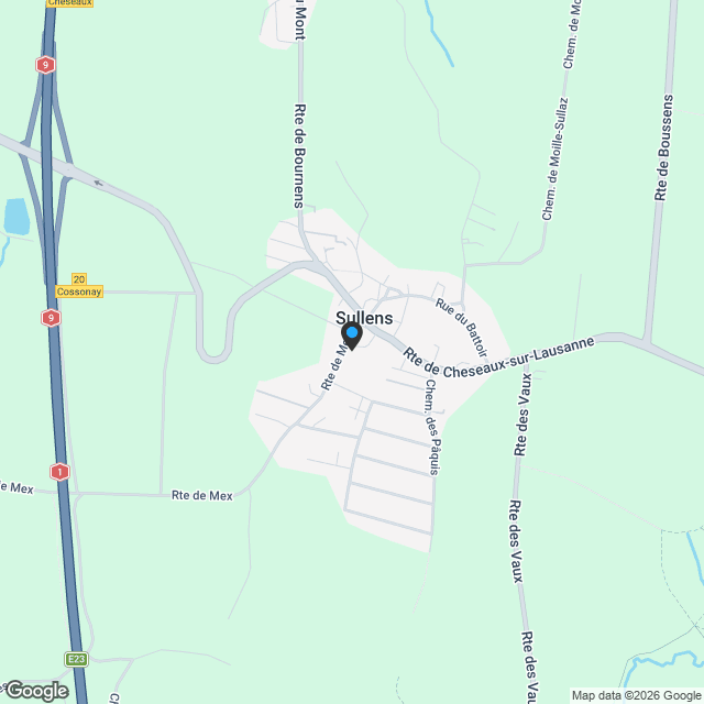 Appartement de 4.5 pièces avec balcon et suite parentale - Karte