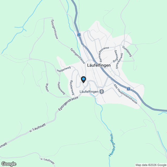 Modernes Architektenhaus  Neubau 2023 in Läufelfingen - Karte