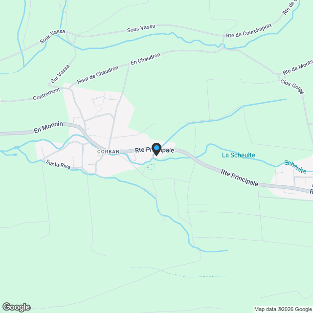 Magnifique appartement de 4,5 pièces dans une construction neuve à Corban - Karte