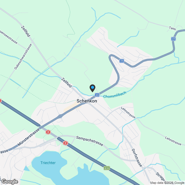 Neubauwohnungen mit See- und Bergsicht - Karte