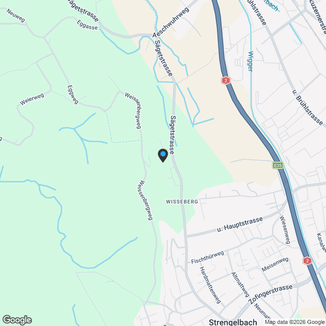 3.5-Zimmer-Gartenwohnung mit Weitsicht in Strengelbach kaufen - Karte