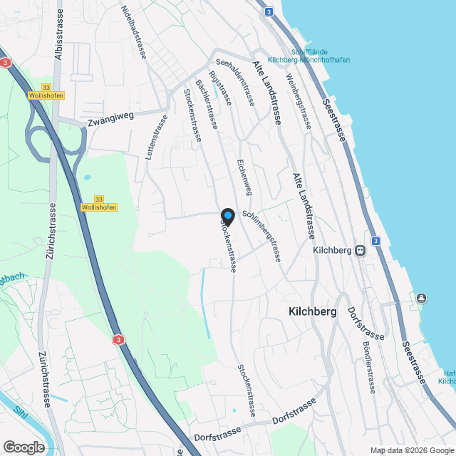 Exklusives Wohneigentum mit Villencharakter in Kilchberg - Karte