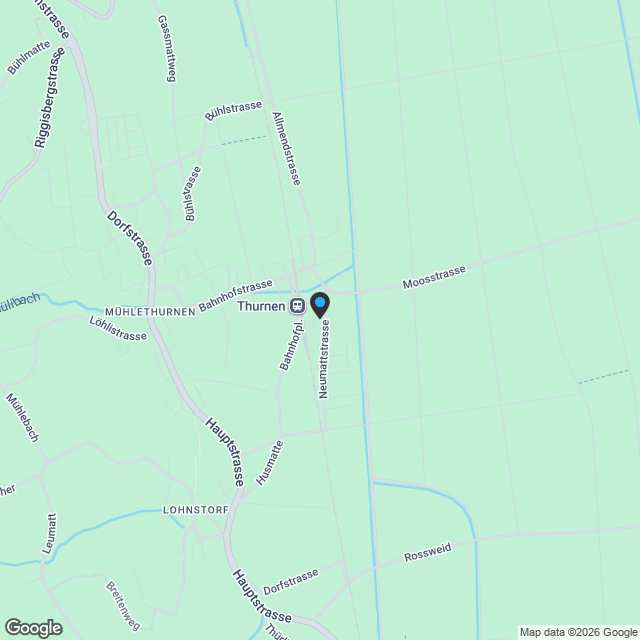 Charmante Neubauwohnungen in Mühlethurnen - Karte