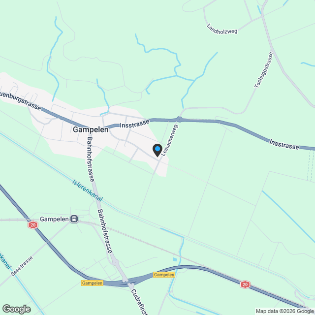 Appartement 3,5 pièces plain-pied - cadre calme entre trois lacs – Gampelen/Champion - Karte