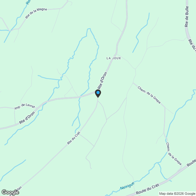 Nouvelle construction, 4.5 p à La Joux - Karte