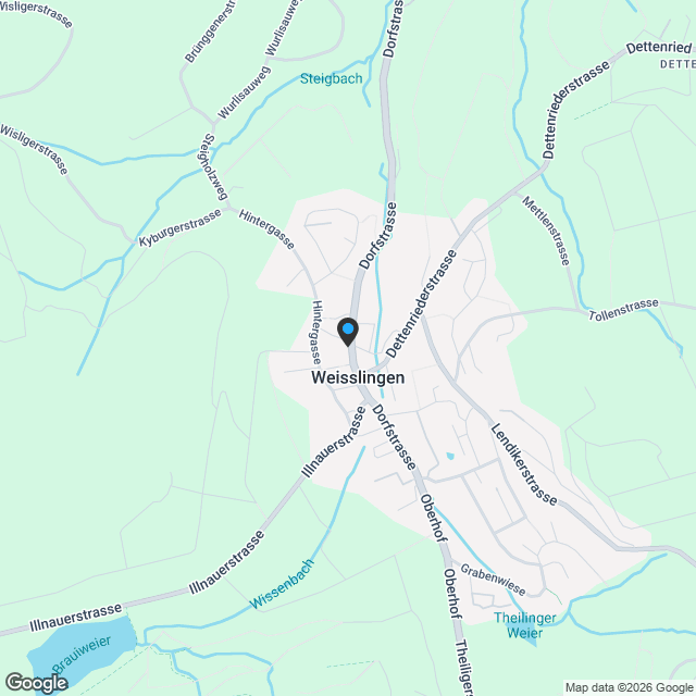 Moderne Familienwohnung mit schönem Garten - Karte