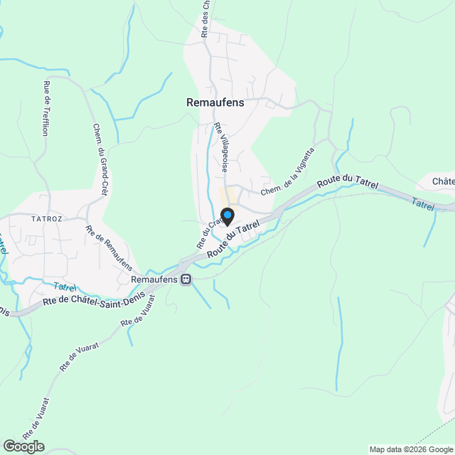 3,5 pièces en attique - Karte