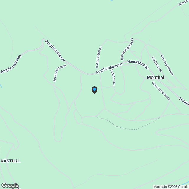 EINFAMILIENHAUS - UNTERDORF MÖNTHAL - Zeitgemässe Architektur mitten im Grünen - Karte