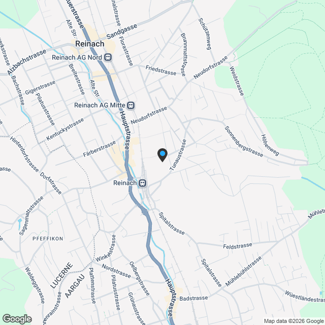 Topp Attika mit 137 m2 Terrasse an idyllischer und zentraler Lage - Karte