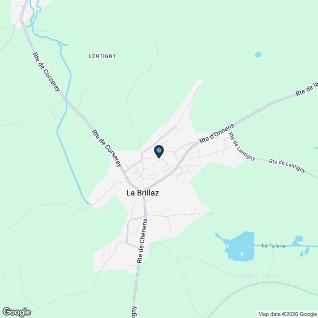 Magnifique appartement de 4½ pièces à Lentigny - Karte