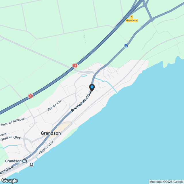 VILLA PANORAMA – Villas contemporaines avec vue sur le lac de Neuchâte - Karte