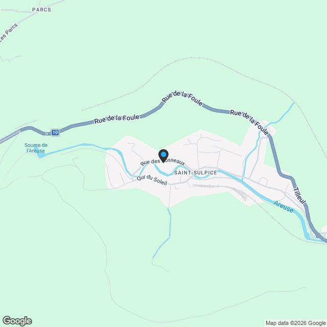 2123 St-Sulpice/NE Dernière villa familiale sur terrain 757 m2 viabilisé avec permis de construire - Karte