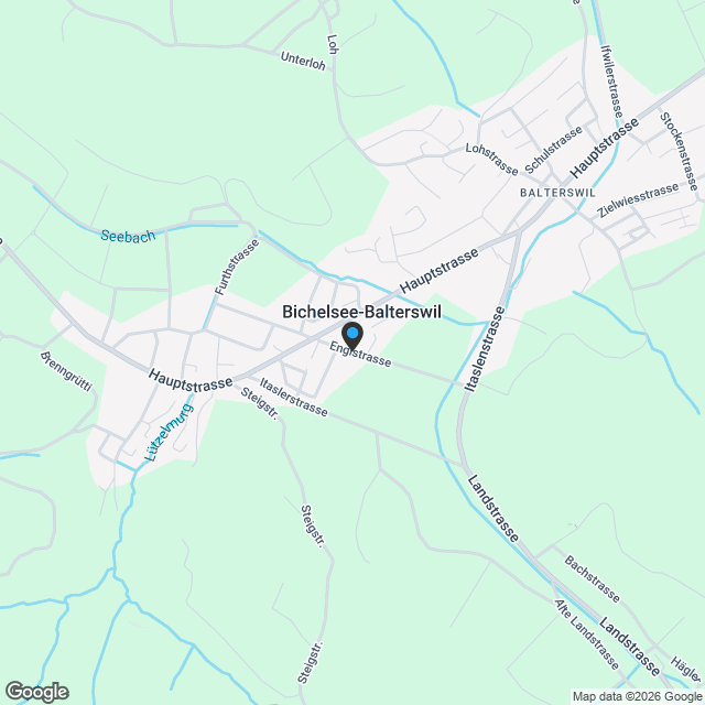 Weitsicht & Idylle- modernes Doppelfamilienhaus in Bichelsee - Karte