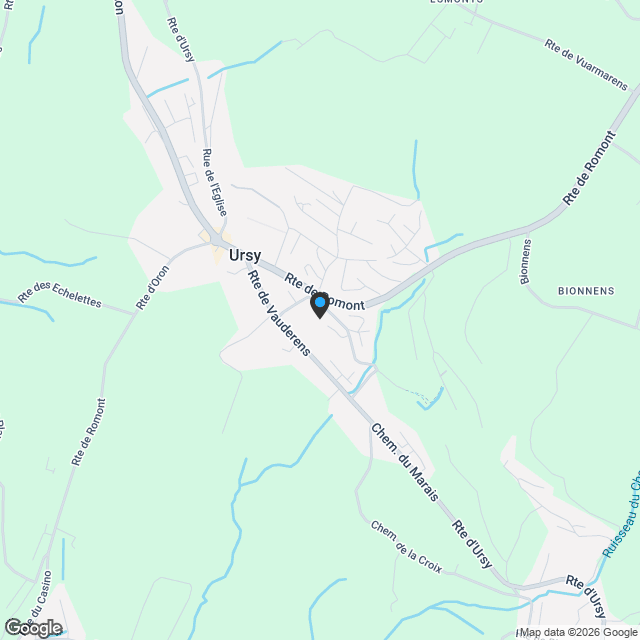 Superbe Villa mitoyenne moderne avec grande terrasse à Ursy - Karte