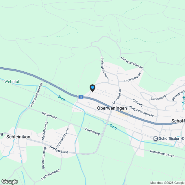 Moderne 4.5-Zimmer-Duplex-Wohnung in Oberweningen - Karte