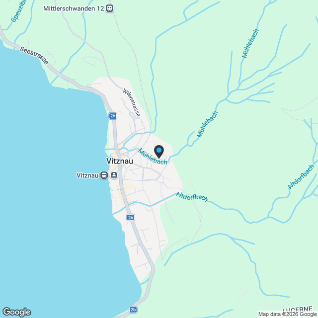 CASA RIVIERA IN VITZNAU ELEGANTE 4.5 ZIMMERWOHNUNGEN 1.OG IM DORF - Karte