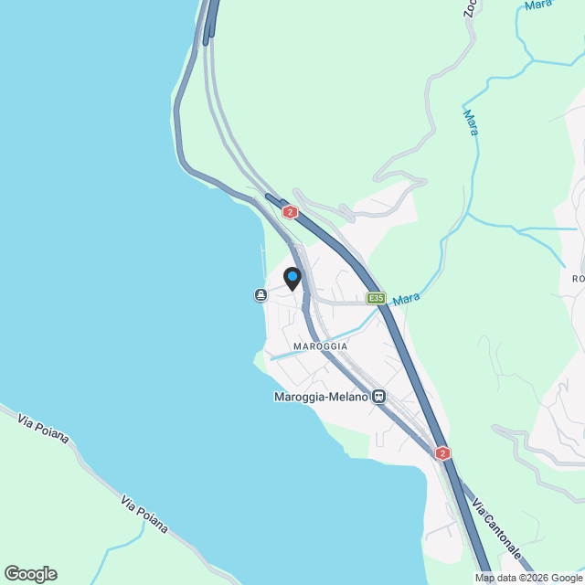 Maroggia: elegante maisonette con giardino privato a due passi dal lag - Karte