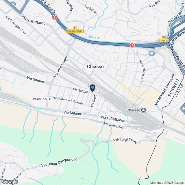 Chiasso : 2.5 locali al 1P - Moderno con terrazzo - Karte