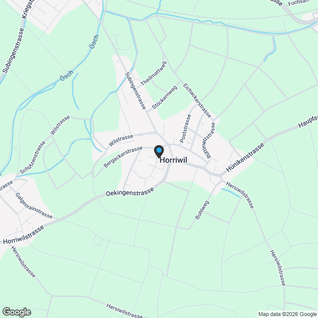 Exklusive Villa im Herzen von Horriwil (SO) - Karte