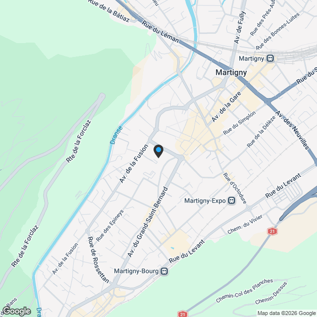 RESIDENCE LA ROMANDE - VOTRE DUPLEX AU DERNIER ETAGE A MARTIGNY - Karte