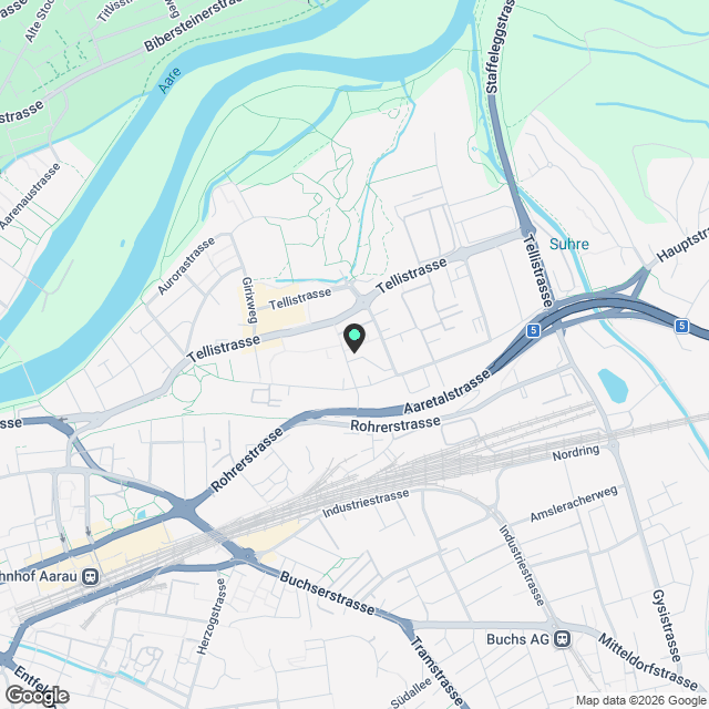 Charmante 4.5 Zimmer-Dachwohnung im Telli - Karte