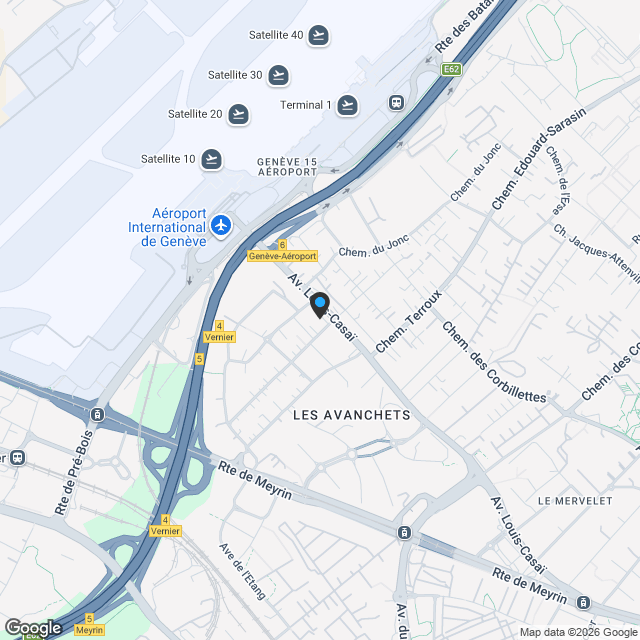 Villa moderne THPE avec jardin - Villa B - Karte