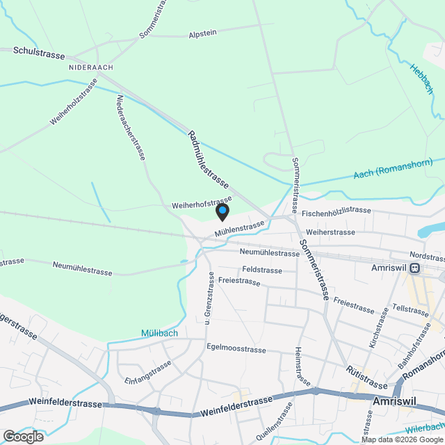 3.5-Zimmer-Gartenwohnung in Amriswil mit Blick ins Grüne (Landwirtschaftszone) - Karte
