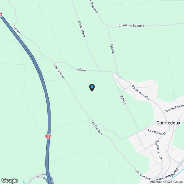 Villa jumelée neuve au centre de Courtedoux - Karte