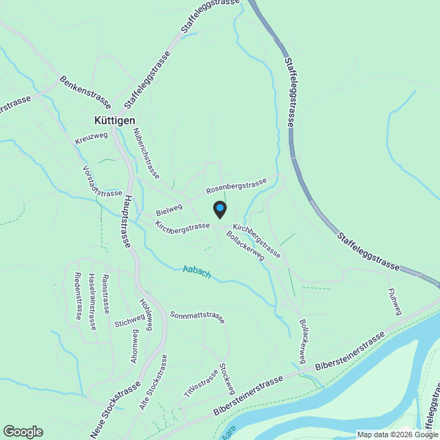 «Kirchberg» in Küttigen - Karte