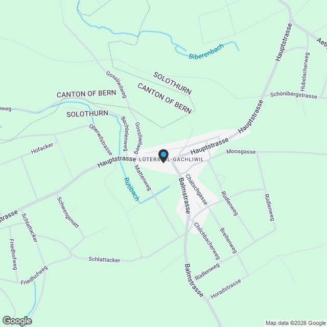 3,5-Zimmer-Neubau-Eigentumswohnung mit Weitblick in Lüterswil (Bucheggberg) - Karte