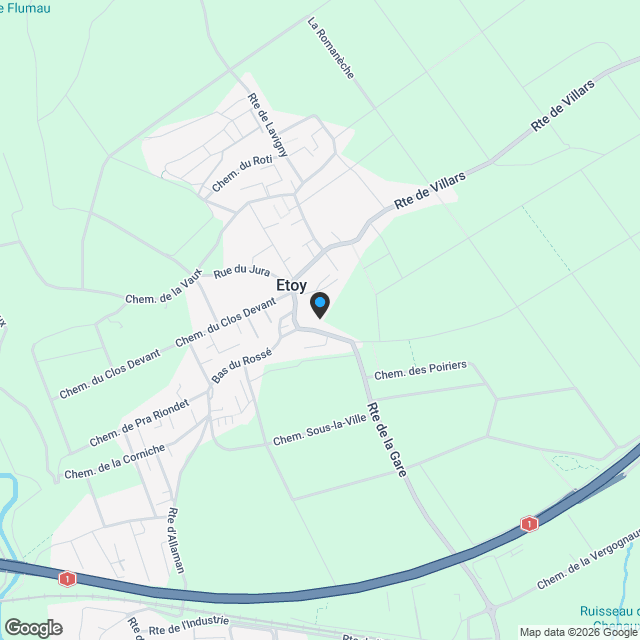 Dernière opportunité : chantier en cours - Karte