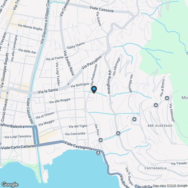 Eleganti grandi  appartamento di 4.5 locali a Viganello con piscina, zona relax e garage - Karte