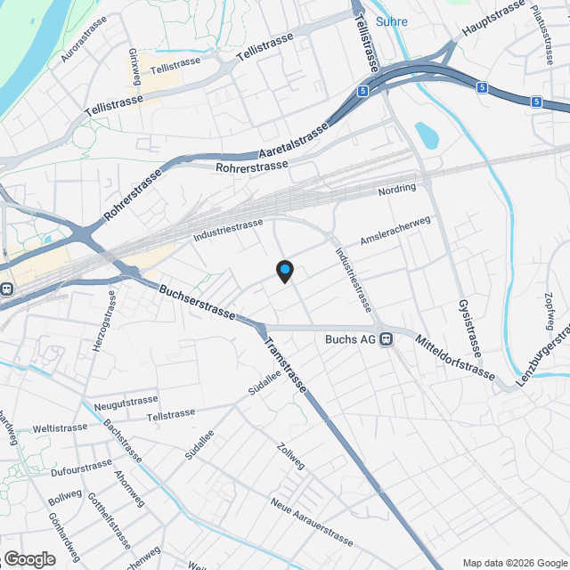 Neues Wohneigentum an der Grenze zu Aarau - Karte