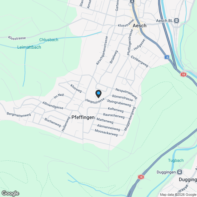 3.5 Zimmer EG-Wohnung mit 112m2 Landanteil/ 35m2 deckter Sitzplatz - Karte